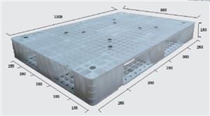 Palets Industrials de Plàstic HDPE 1300x880x150mm HDPE