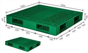 Palet de plàstic apilable resistent