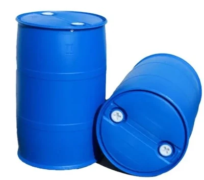 Tambor de plàstic blau tancat de HDPE durador de 55 galons