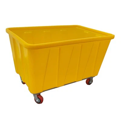 Carro i carro de bugaderia de plàstic