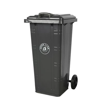 Paperera de reciclatge de metalls a l'aire lliure de 240 litres-resistents