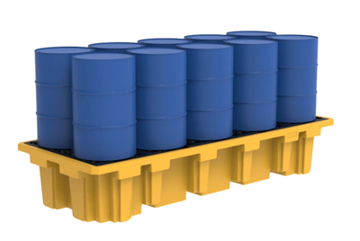 Palet de contenció de vessament IBC d'alta qualitat de 3 bateries